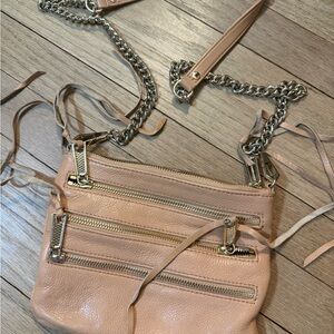 Rebecca Minkoff- Women’s Leather Crossbody Bag in Blush Pink